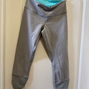 Women’s Gray and Teal Leggings